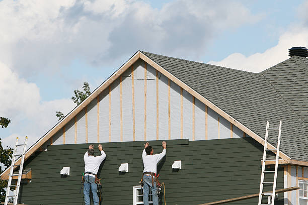 Professional Emergency Siding Repair technician working in Liberty, KY